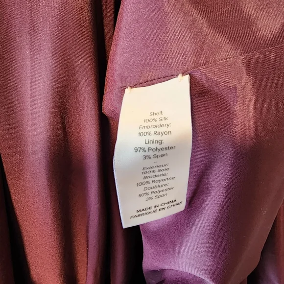 cinq a sept Silk Boho Strapless Maxi Tassel Dress - Picture 6 of 7